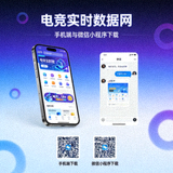 电竞实时数据网手机端与微信小程序下载二维码